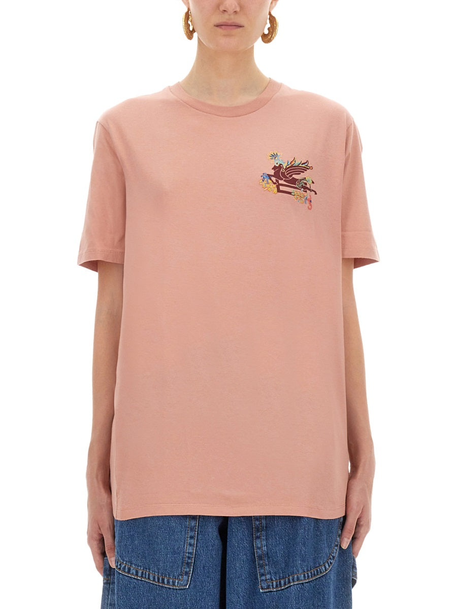 ETRO Classic Pegasus T-Shirt - Women's Regular Fit