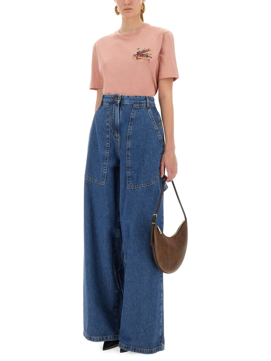 ETRO Classic Pegasus T-Shirt - Women's Regular Fit