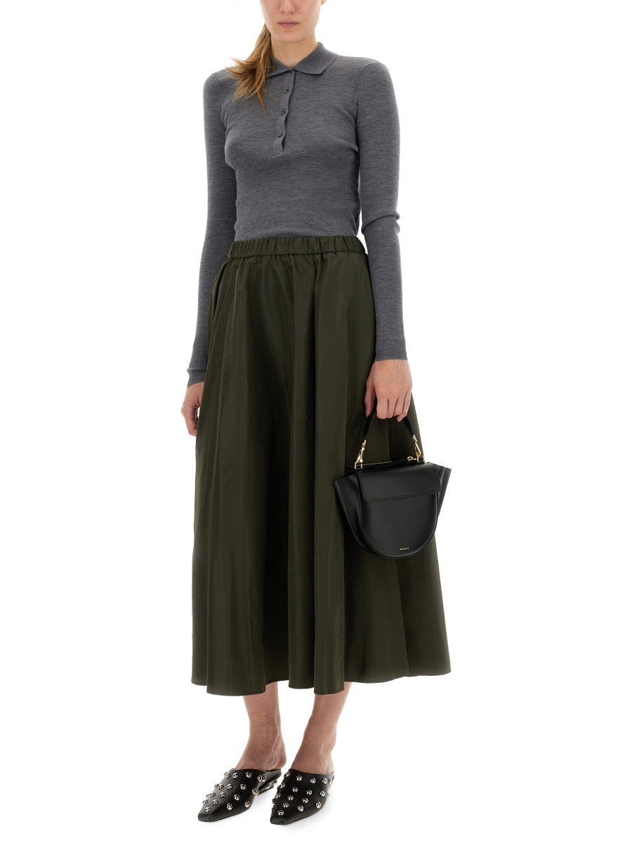 ASPESI Slim Fit Wool Polo Shirt - Size 40 IT