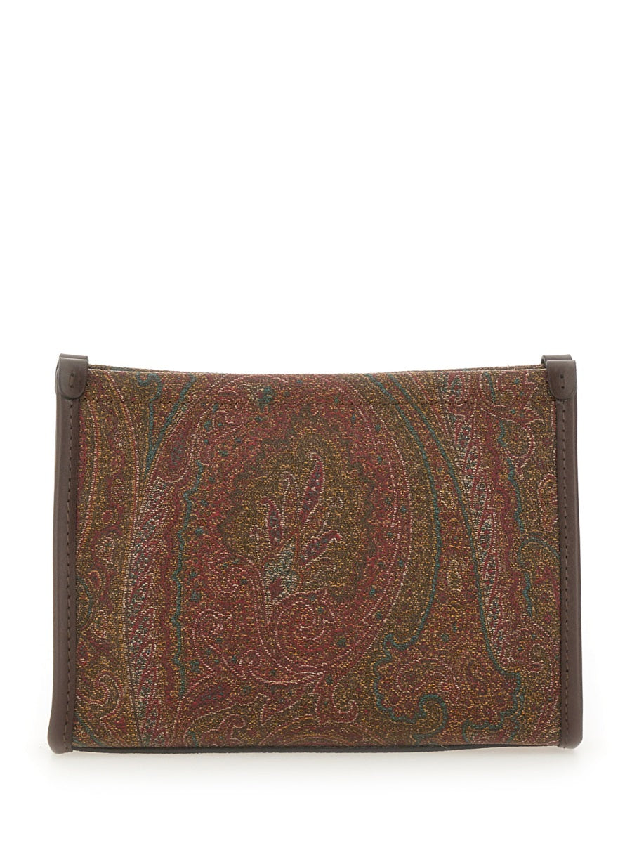 ETRO Mini Pouch Handbag with Pegasus Design