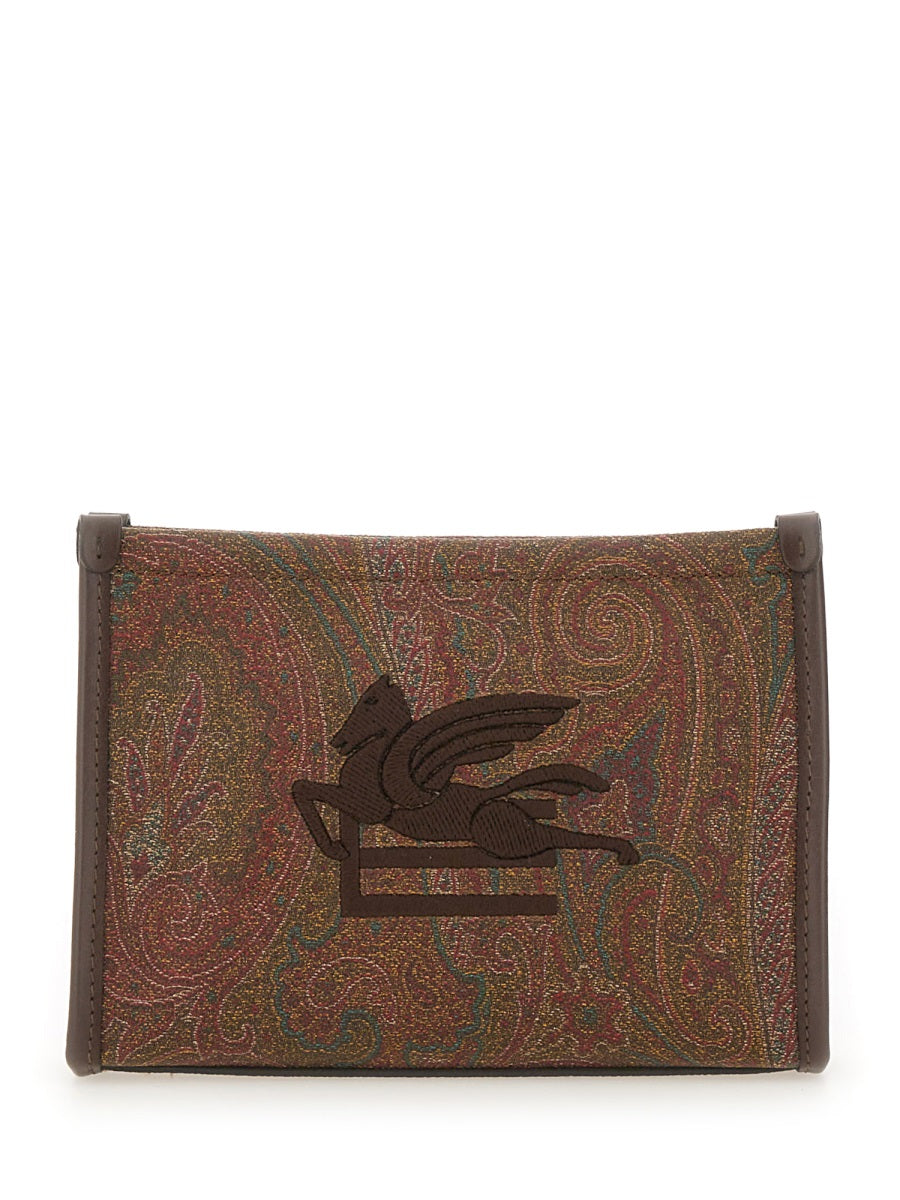 ETRO Mini Pouch Handbag with Pegasus Design