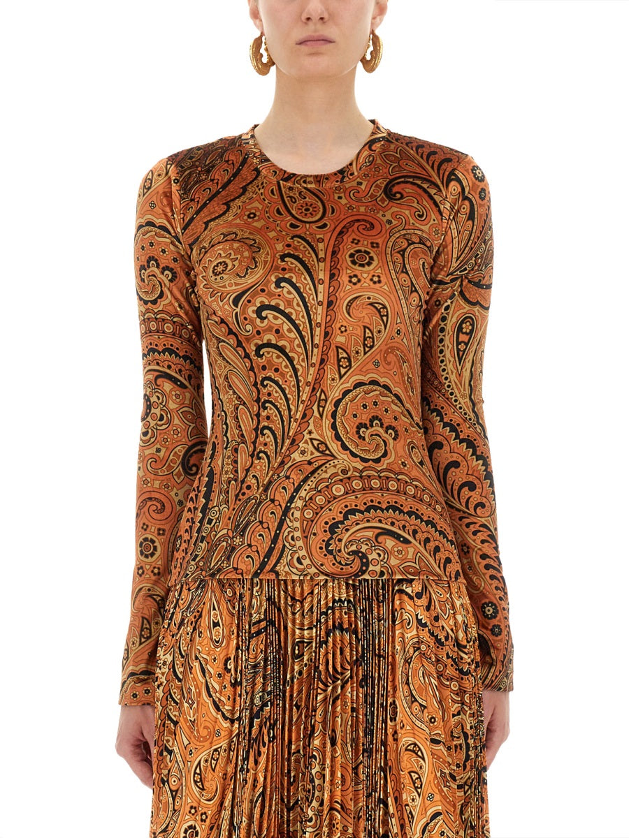 ETRO Paisley Print Top - Women's Size S