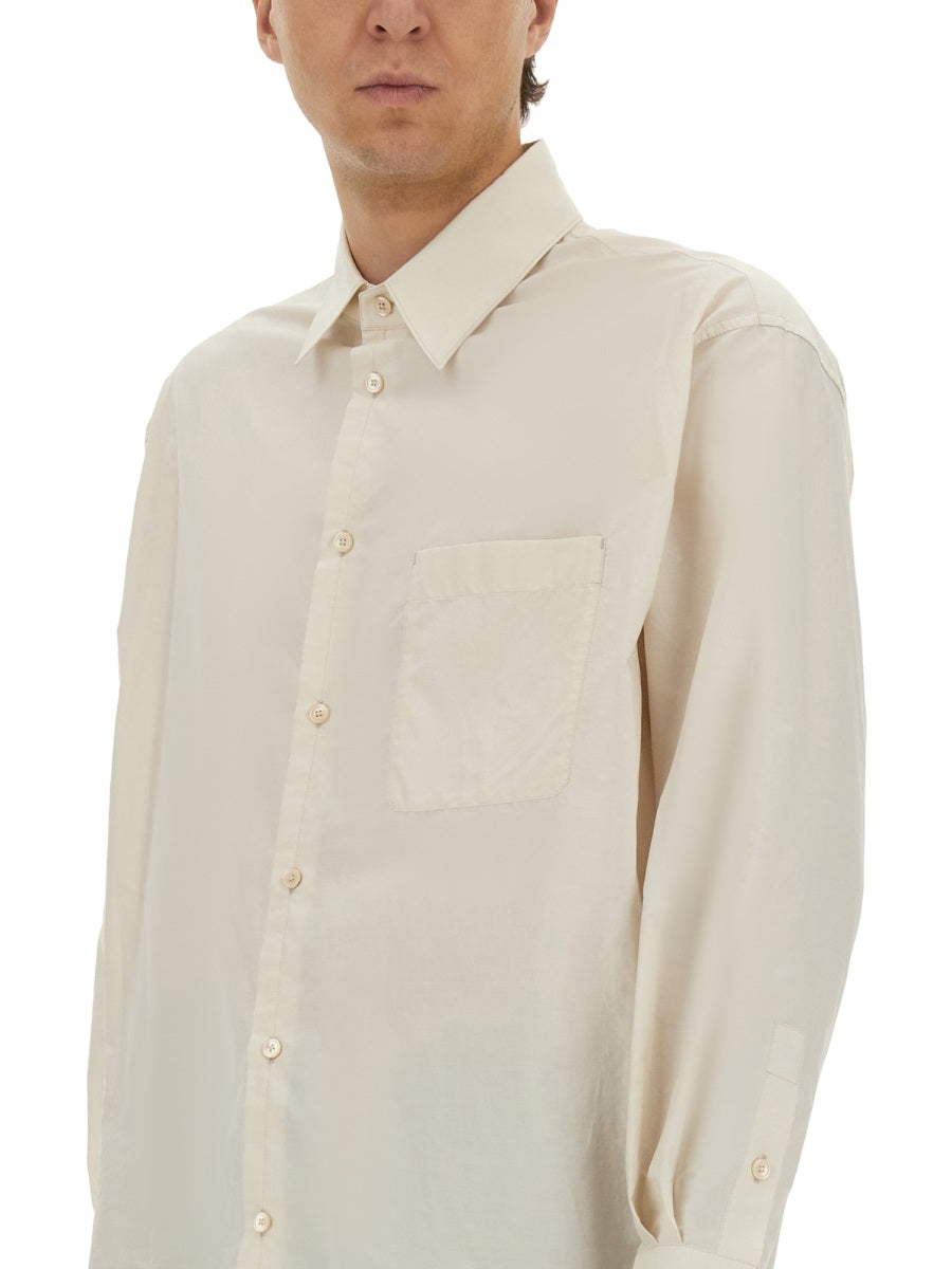 LEMAIRE Cotton and Silk Shirt - Size 48 IT