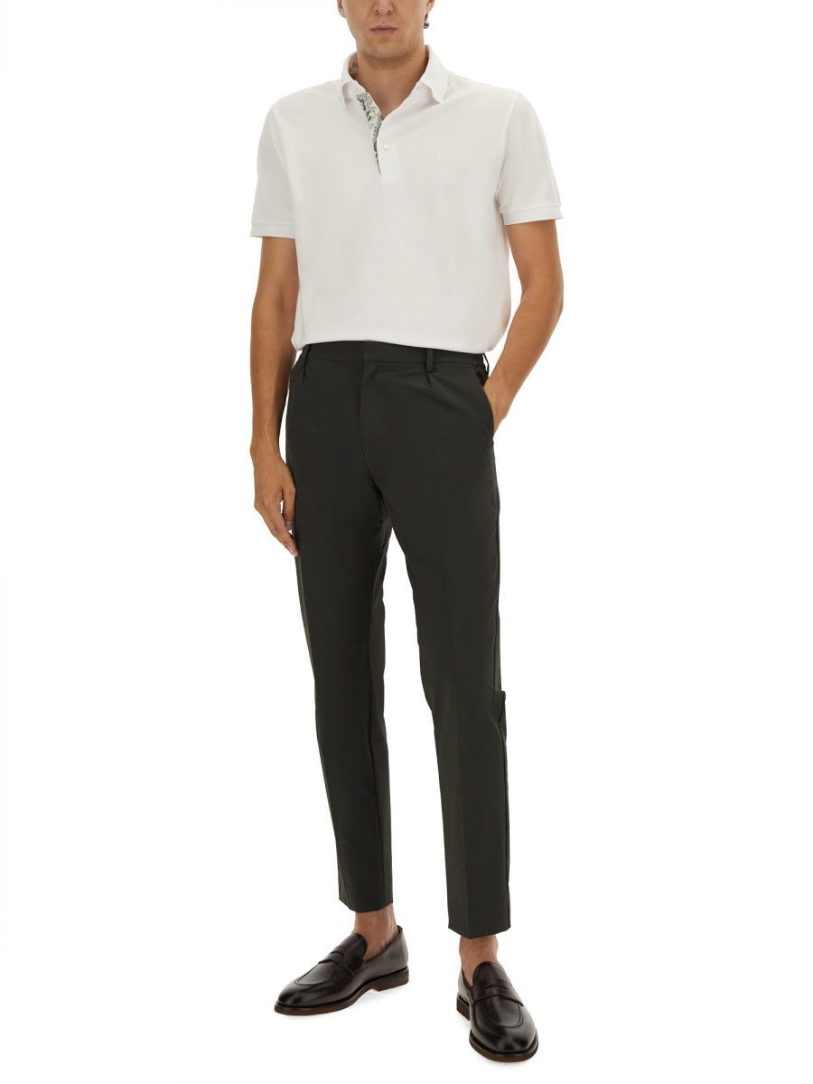 ETRO Classic Polo Shirt with Embroidered Pegasus - Size L