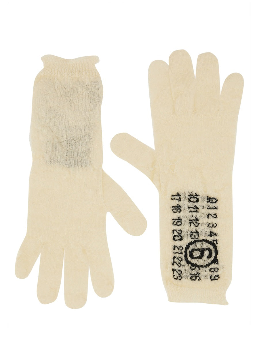 MM6 MAISON MARGIELA Wool Gloves for Women - FW25