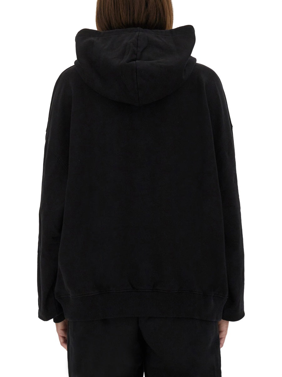 ROTATE BIRGER CHRISTENSEN Hooded Sweatshirt with Logo - Size S