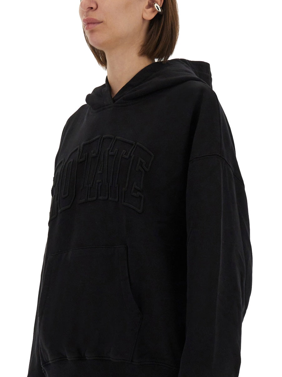 ROTATE BIRGER CHRISTENSEN Hooded Sweatshirt with Logo - Size S