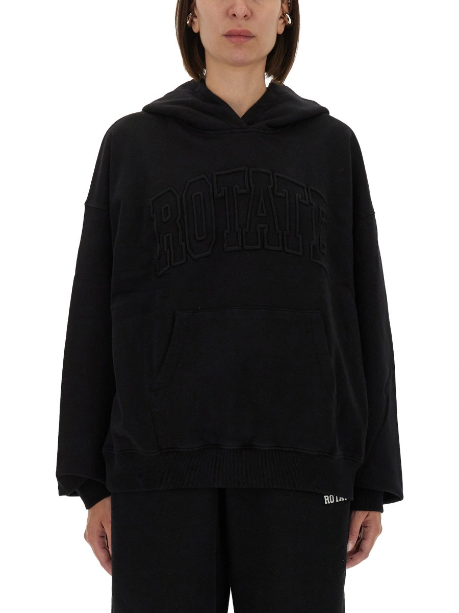 ROTATE BIRGER CHRISTENSEN Hooded Sweatshirt with Logo - Size S