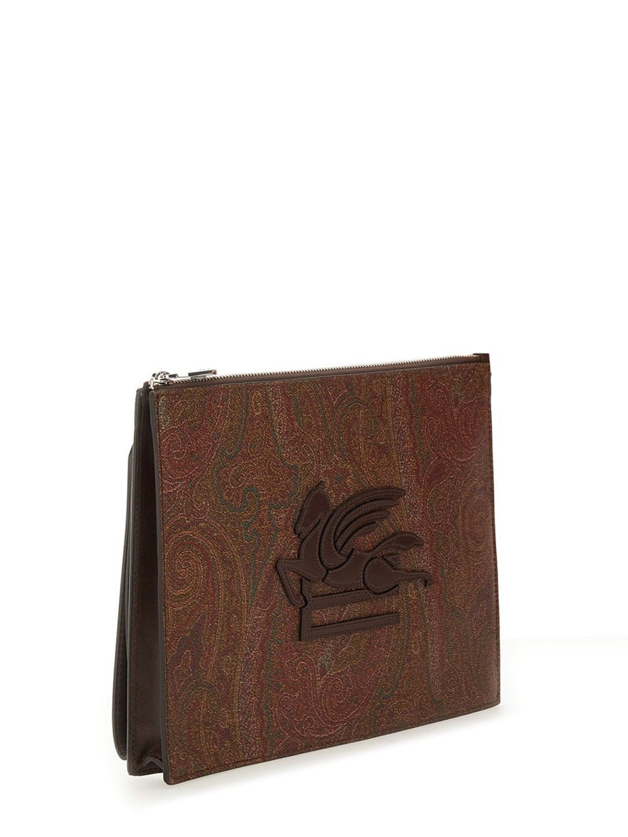 ETRO Essential Paisley Pouch Handbag