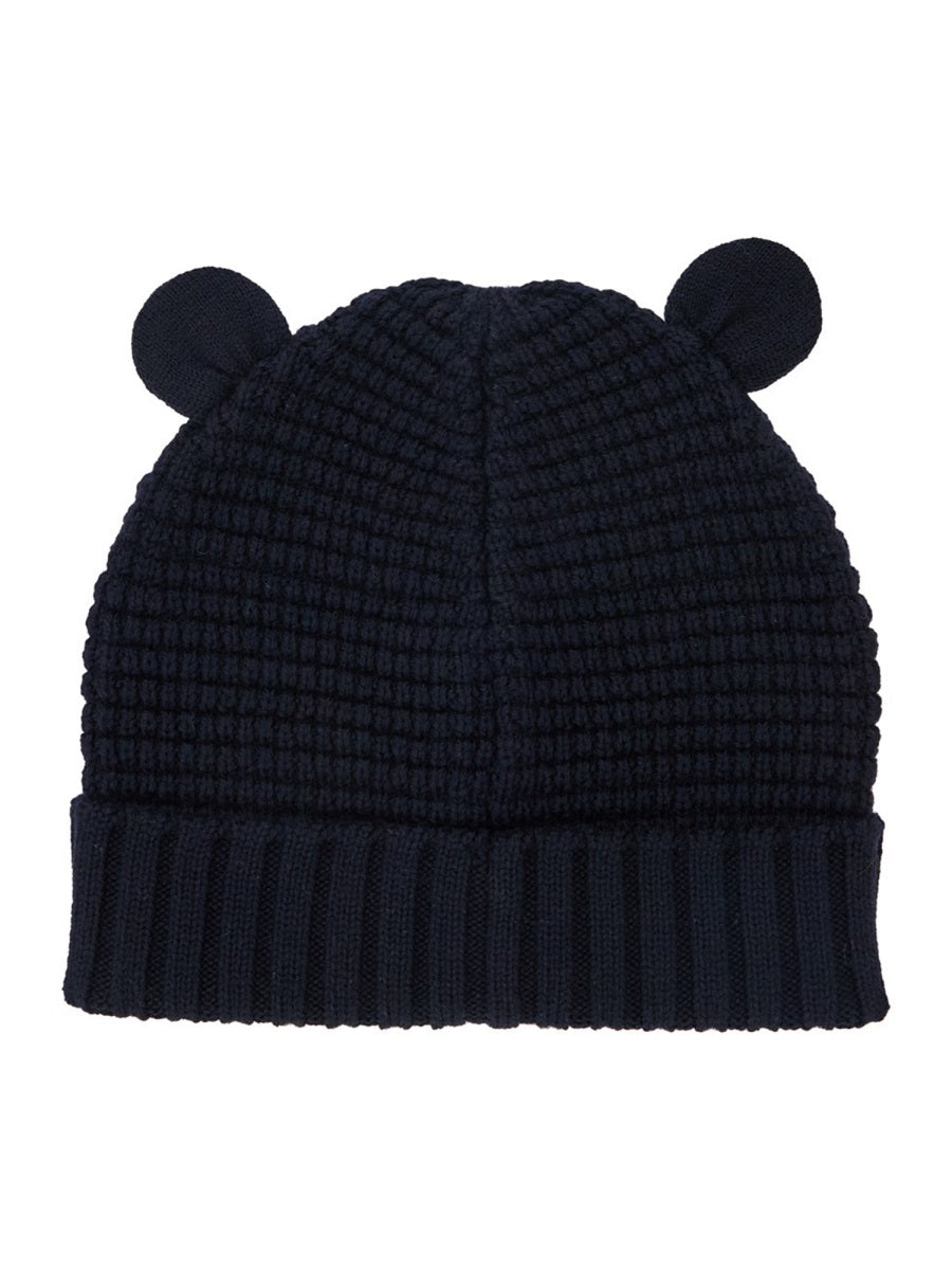 MONCLER Unisex Logo Hat with Ears - Kids