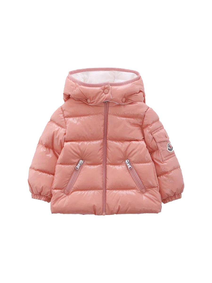 MONCLER Unisex Mini Jacket with Logo and Hood