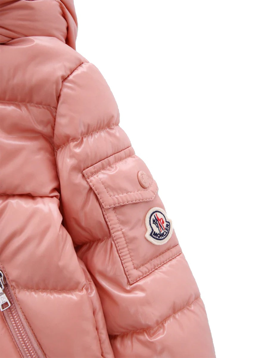 MONCLER Unisex Mini Jacket with Logo and Hood