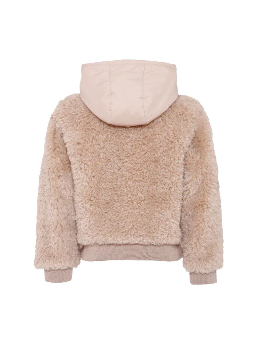 MONCLER Logoed Hooded Sweat Jacket for Kids