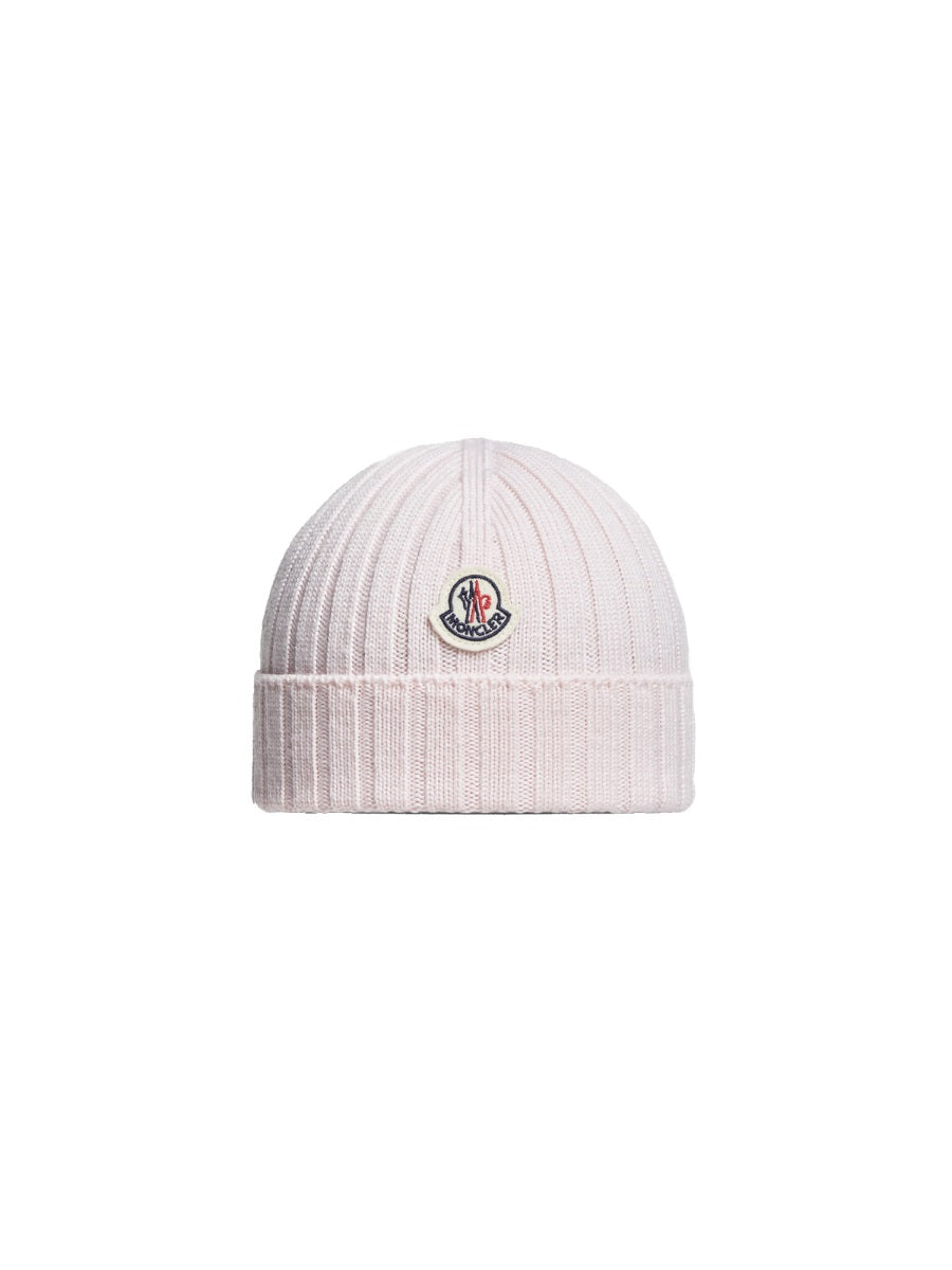 MONCLER Logo Beanie Hat for Kids
