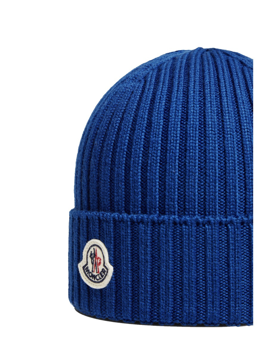 MONCLER Logo Beanie Hat for Kids