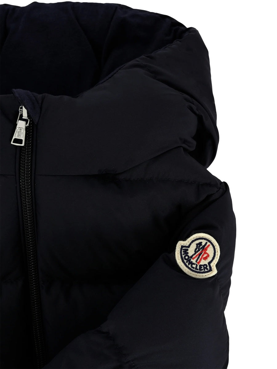MONCLER Unisex Mini Jacket with Logo and Hood
