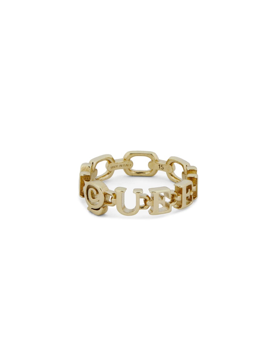 ALEXANDER MCQUEEN Brass Rings for Women - FW25 Collection