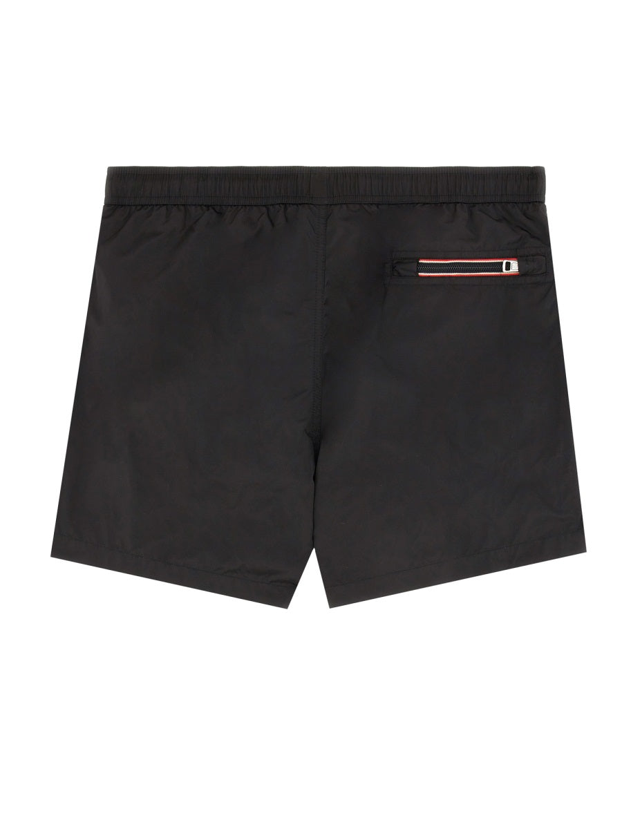 MONCLER Men's Logo Patch Swim Shorts