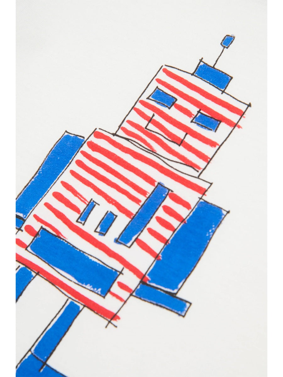 MARNI Mini Unisex Robot Logo T-Shirt
