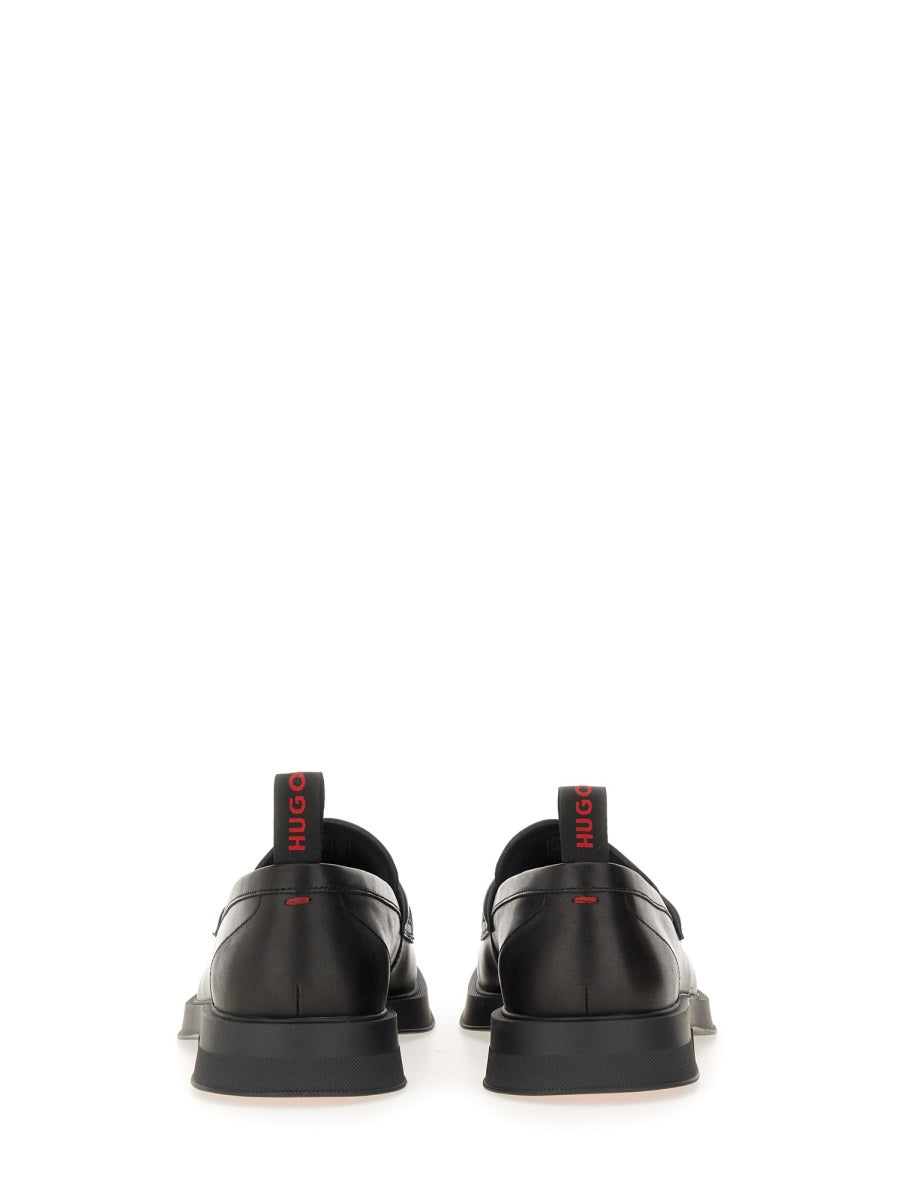 HUGO Men's Leather Moccasin Loafers