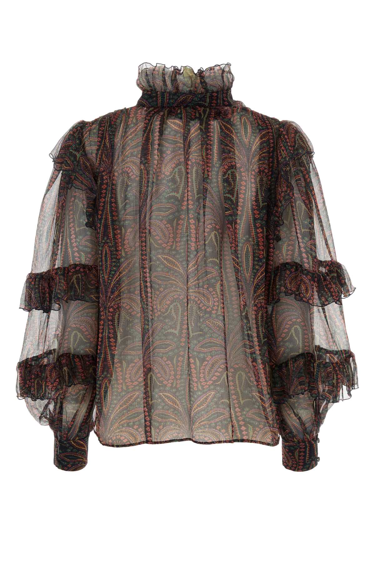 ETRO Printed Crepe Blouse for Women