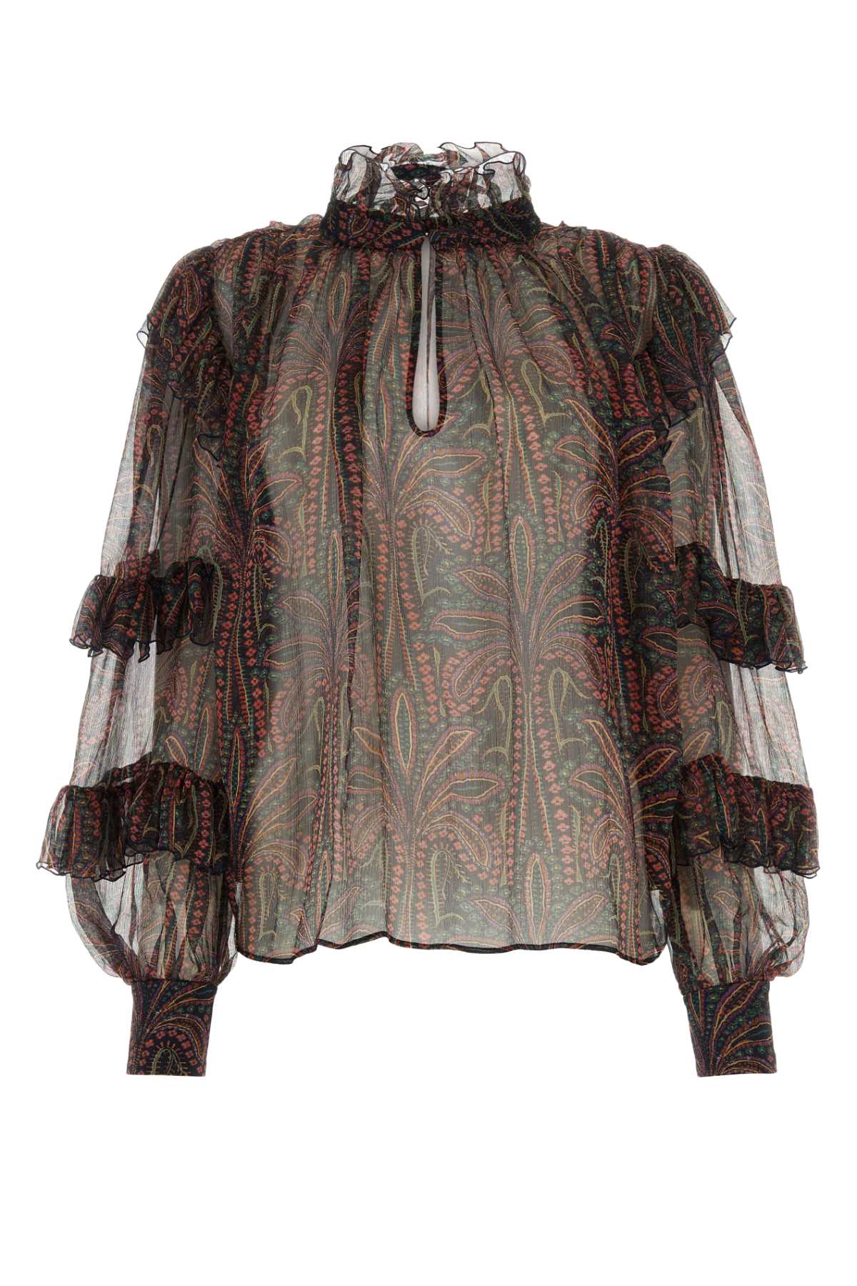 ETRO Printed Crepe Blouse for Women