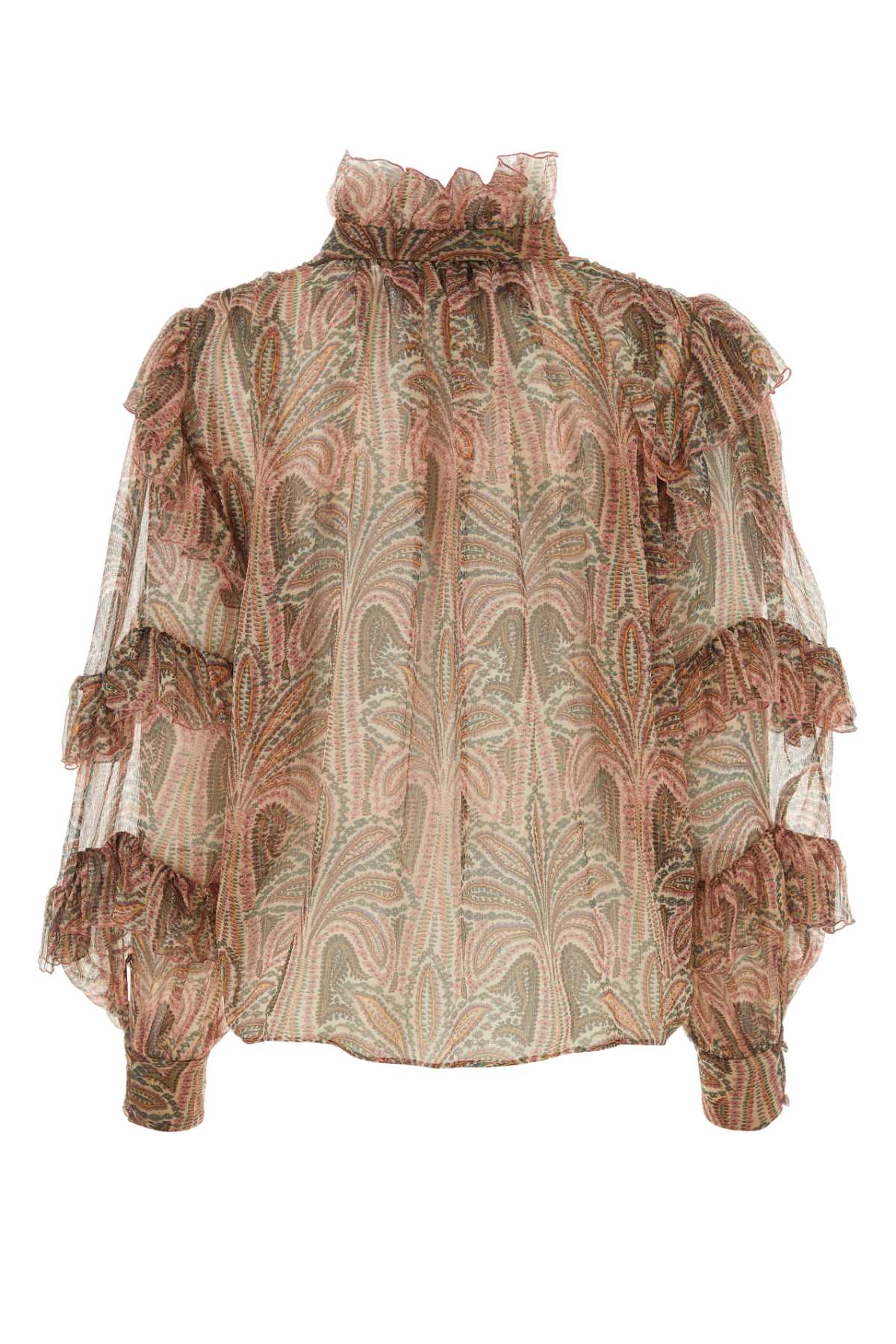 ETRO Elegant Printed Crepe Blouse for Women - Fall Collection
