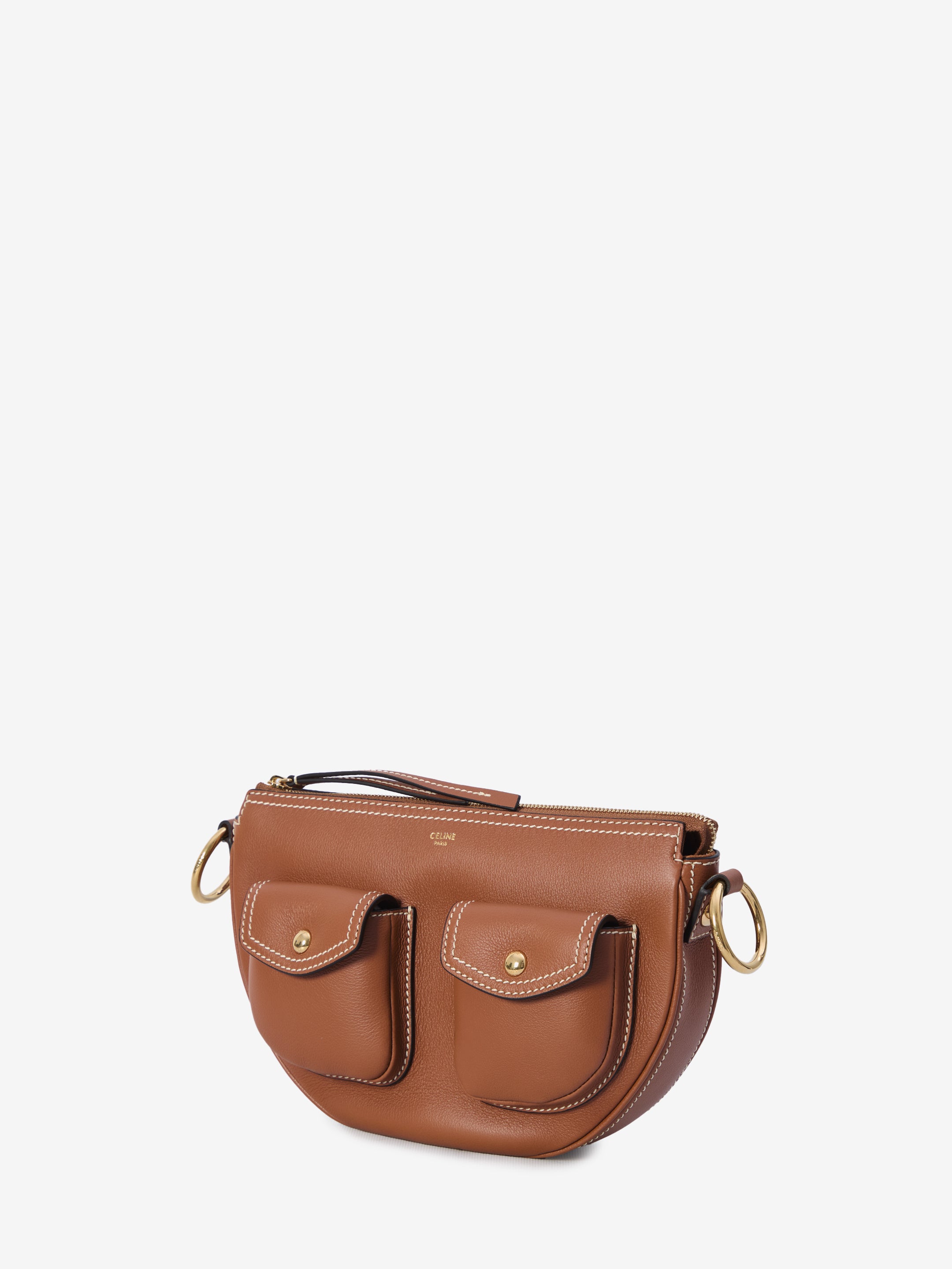 CELINE Multipocket Leather Handbag for Women