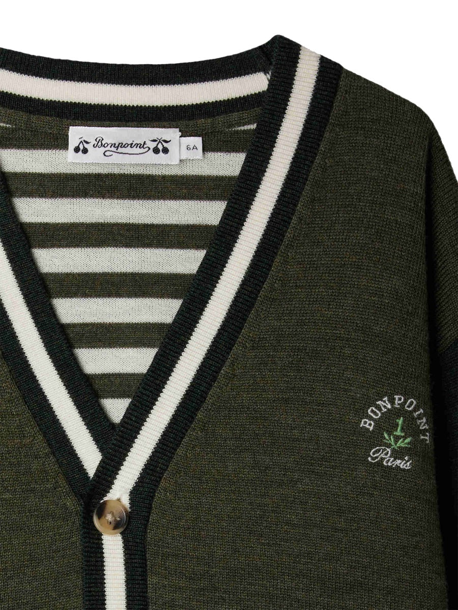 BONPOINT Boys' Wool Cardigan - FW25 Collection