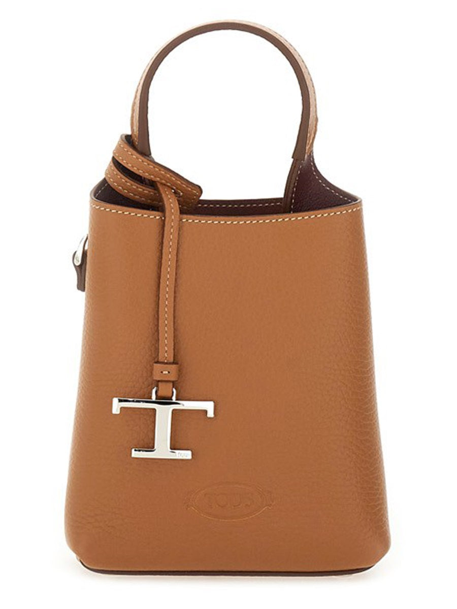 TOD'S Mini Handbag - Sleek Calfskin Elegance for Women