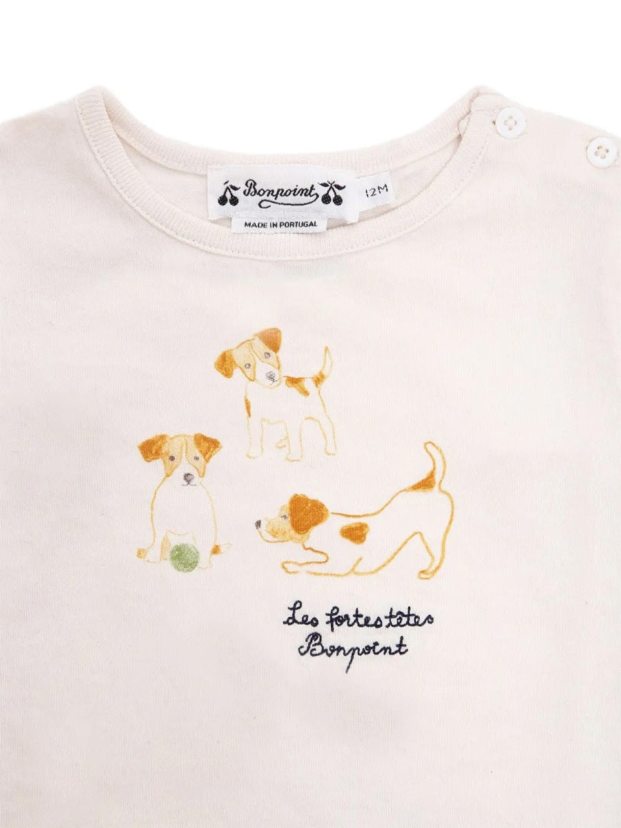 BONPOINT Mini Cotton T-Shirt for Boys - Fall/Winter 2025