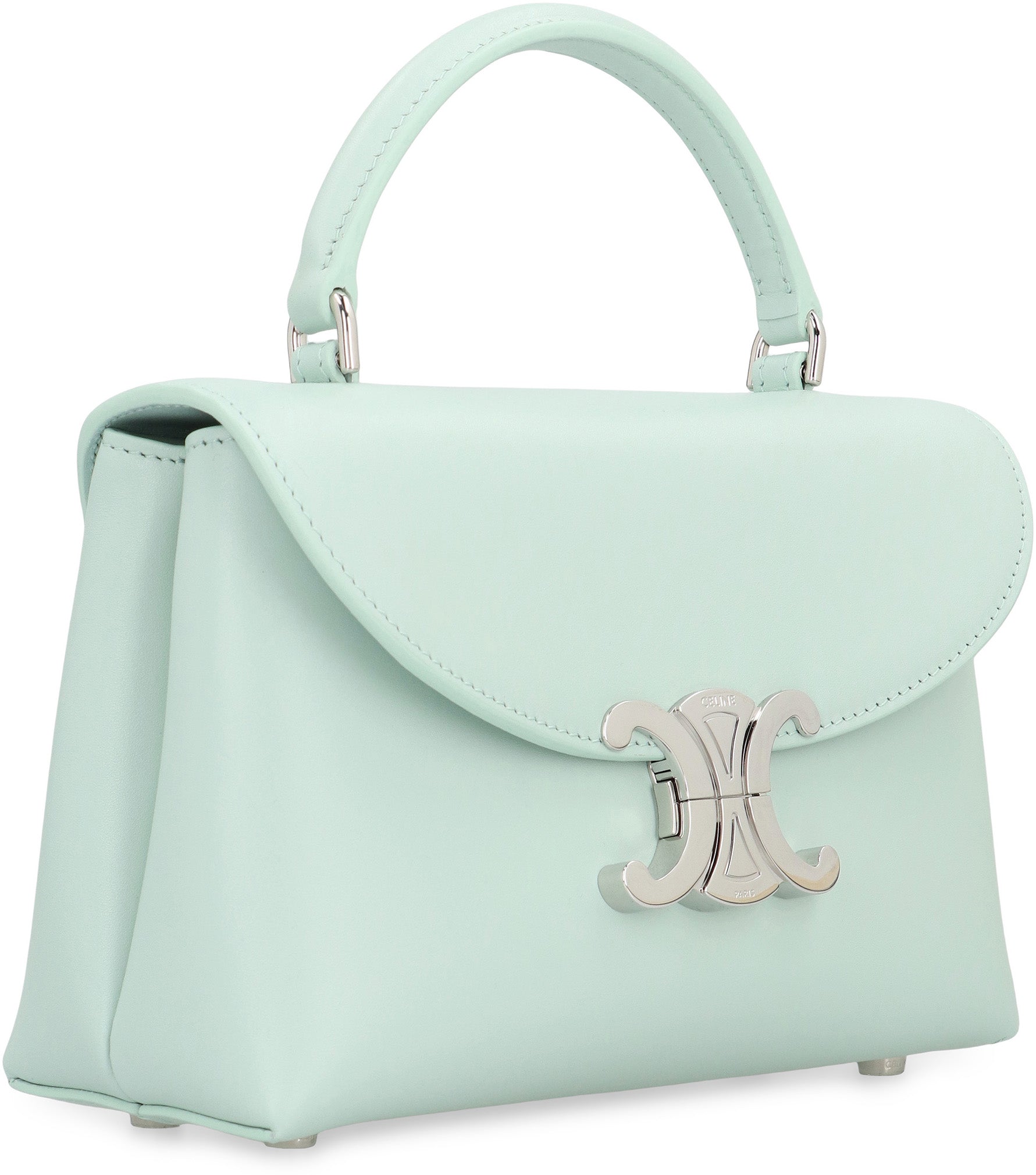 CELINE Mini Leather Handbag with Adjustable Shoulder Strap - FW25