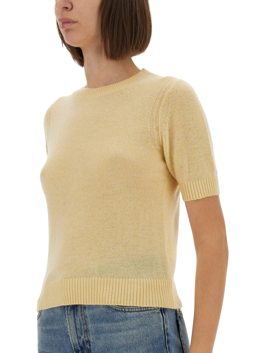 GUEST IN RESIDENCE Short-Sleeved Cashmere Shirt for Women - Size S