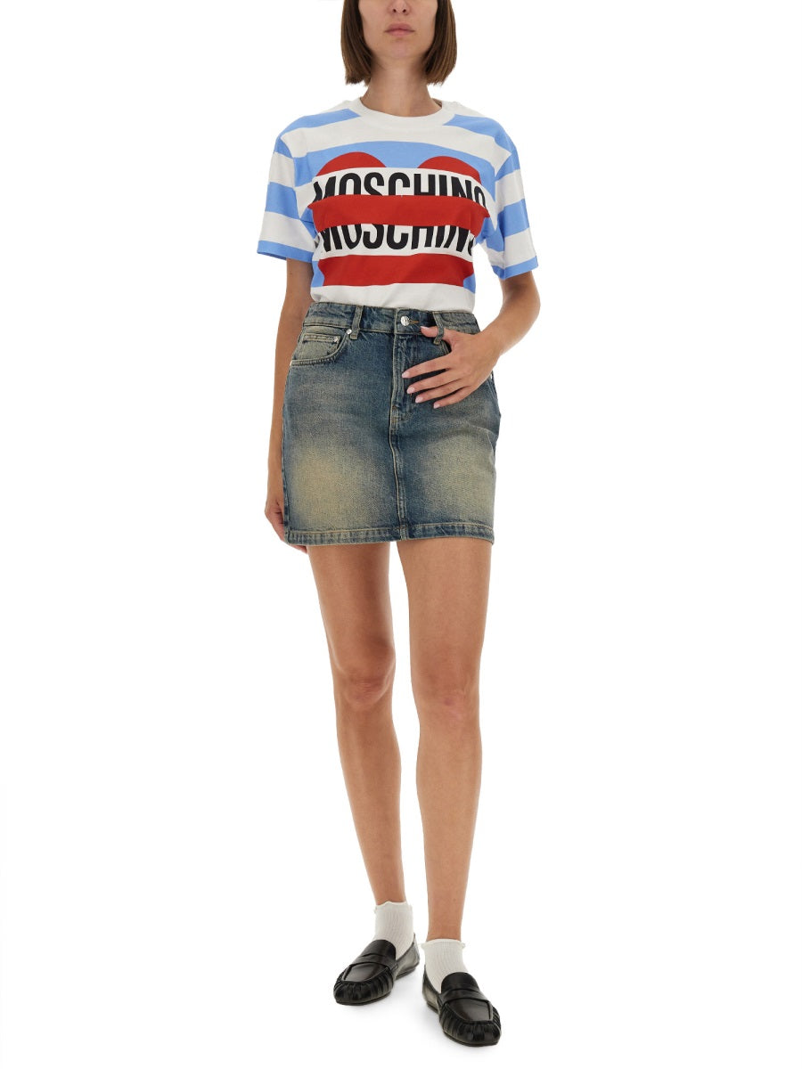 MOSCHINO JEANS Classic Denim Skirt - Size 27