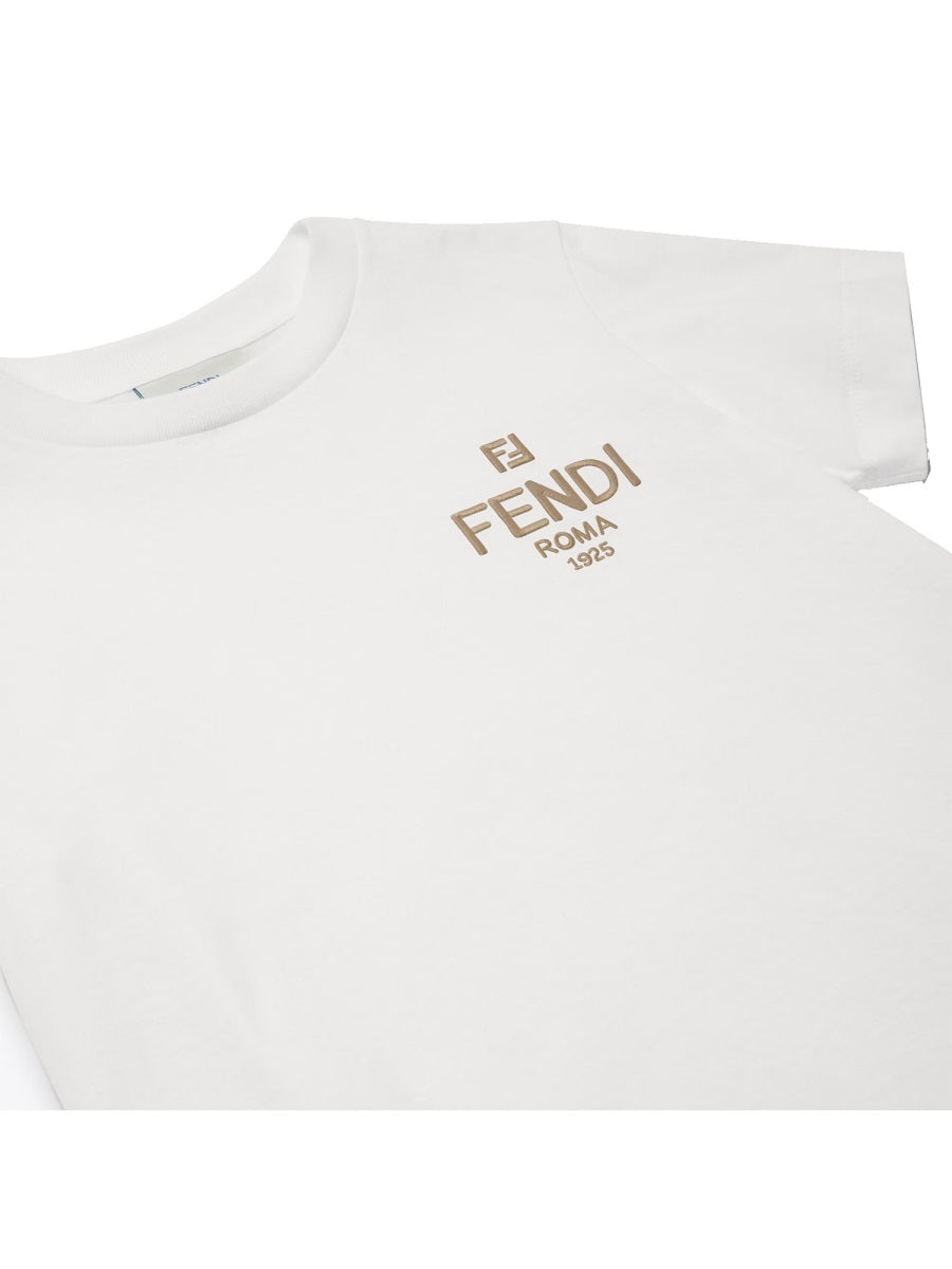 FENDI Logo T-Shirt for Kids - FW25