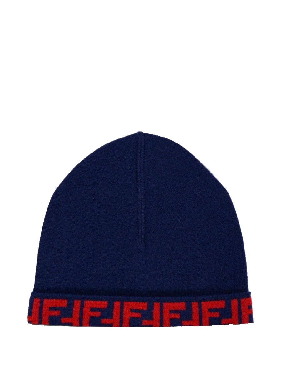 FENDI Reversible Beanie Hat for Kids