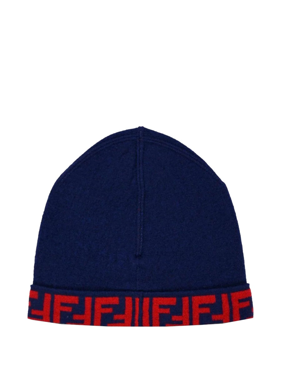 FENDI Reversible Beanie Hat for Kids