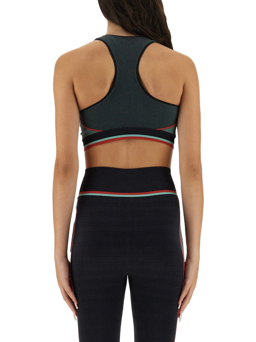 CASABLANCA Multicolour Sports Bra Top - Size S