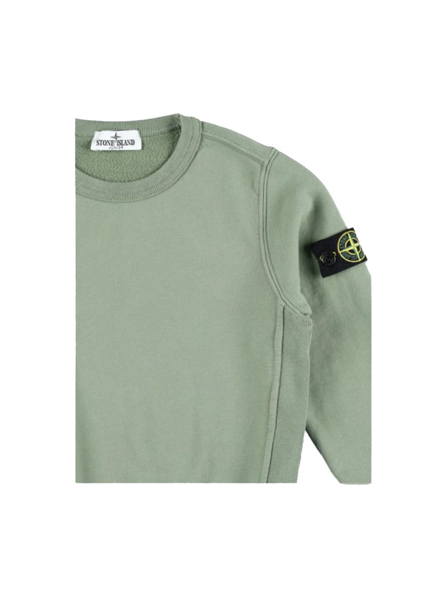 STONE ISLAND Unisex Mini Sweatshirt with Patch Logo