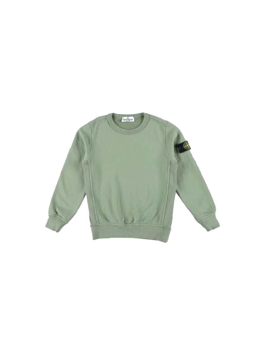 STONE ISLAND Unisex Mini Sweatshirt with Patch Logo