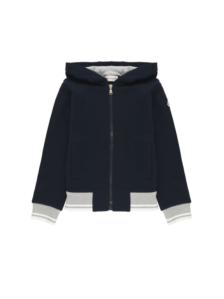 MONCLER Unisex Mini Logo Hoodie