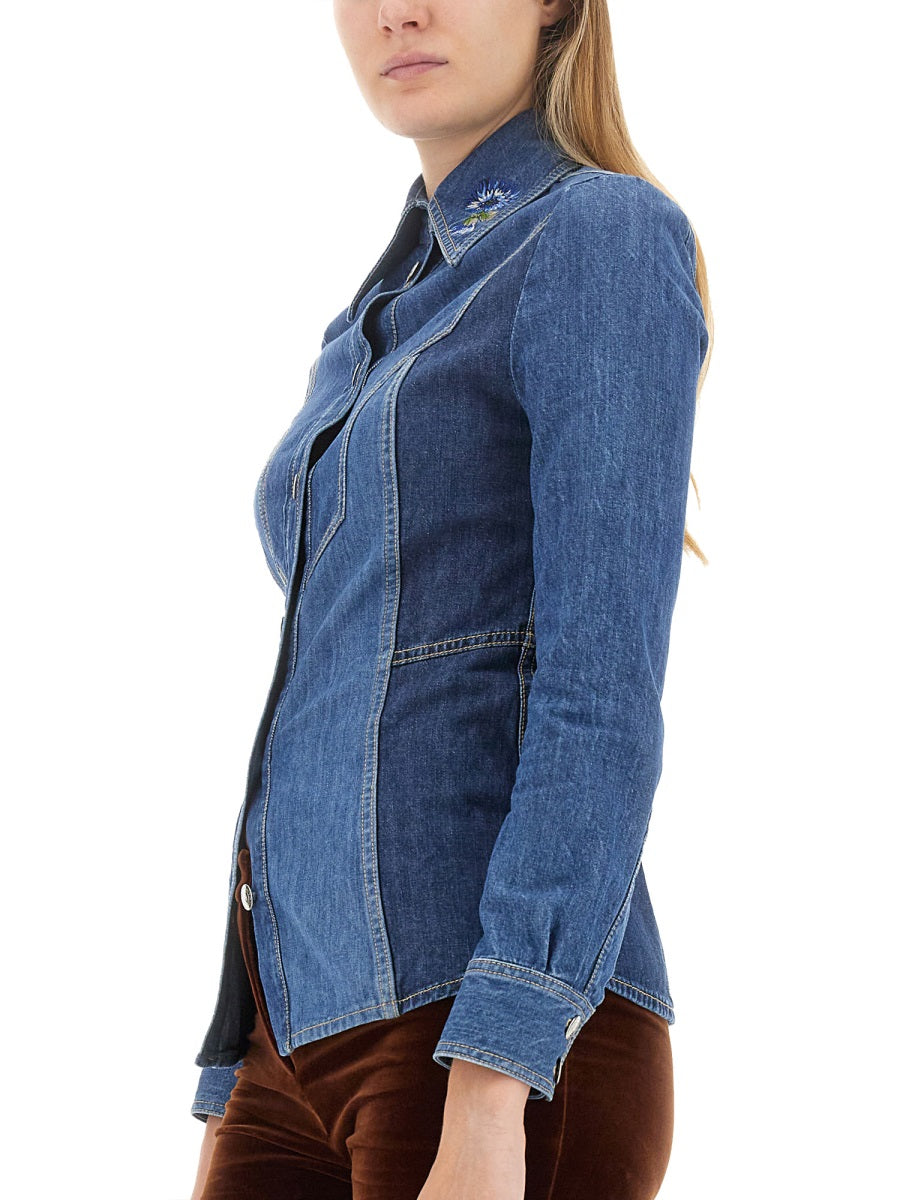 ETRO Slim Fit Shirt for Women - Size 40