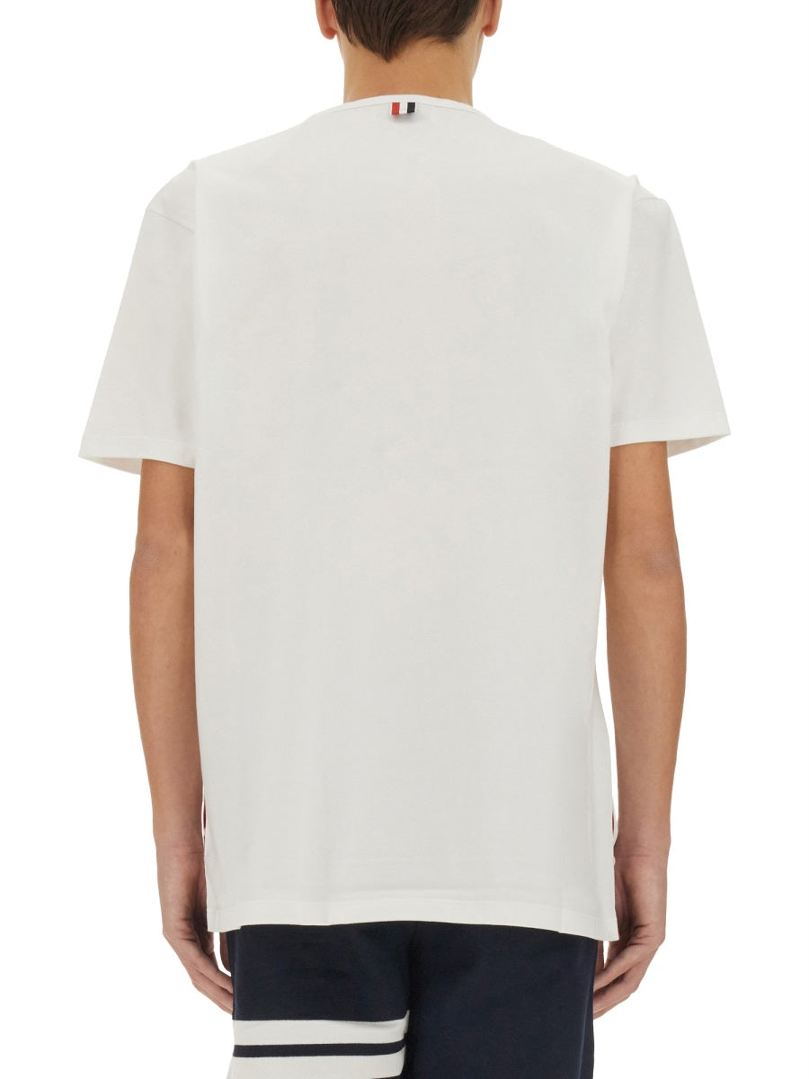 THOM BROWNE Classic Pocket T-Shirt - Size 3 JP
