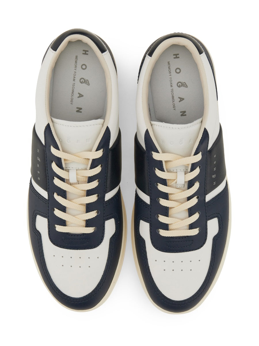 HOGAN Men's H-TV Leather Sneakers