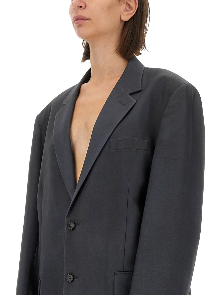 MAISON MARGIELA Oversized Mohair Wool Blazer - Size 40