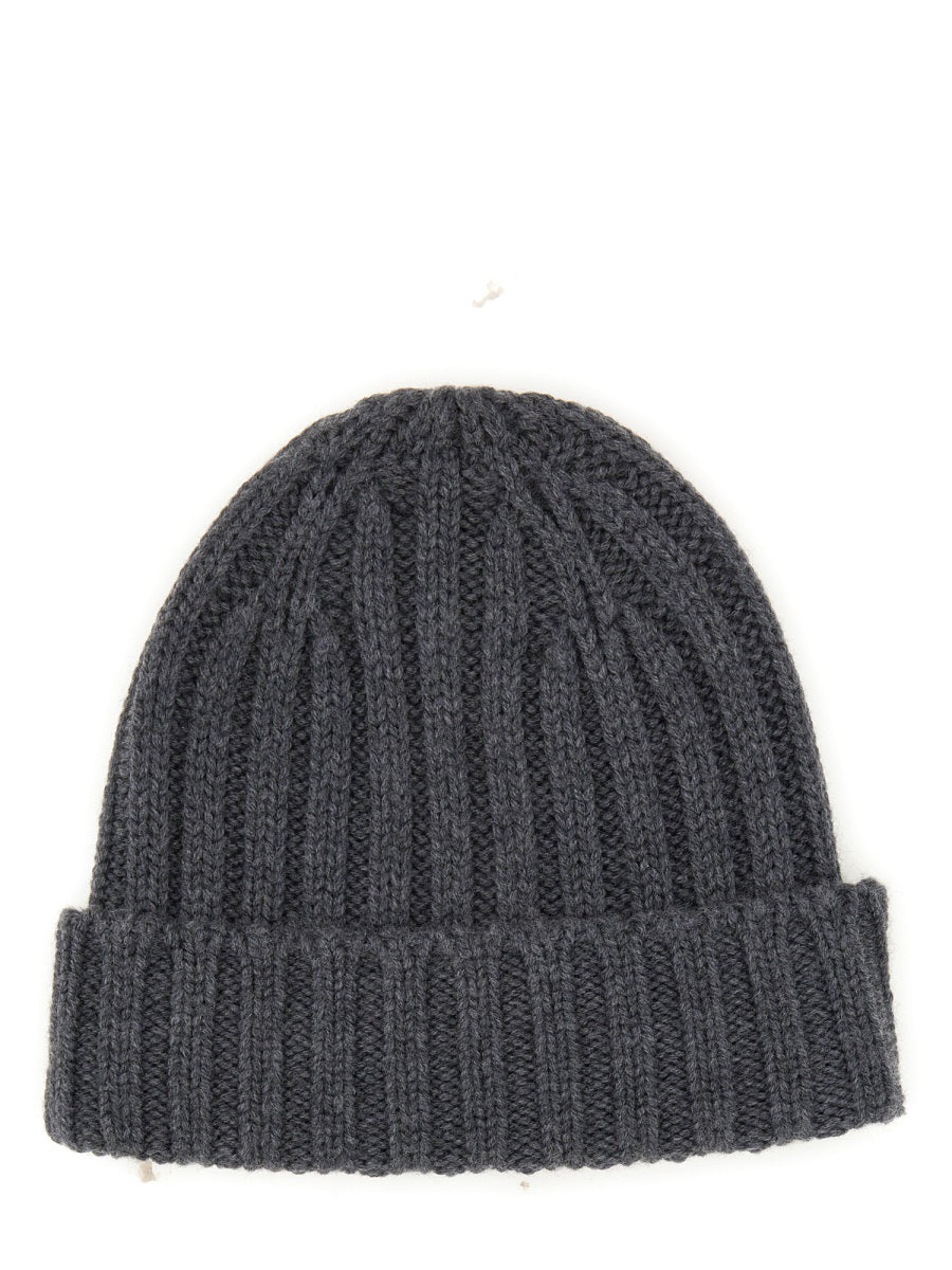 ASPESI Cozy Virgin Wool Beanie Hat for Women
