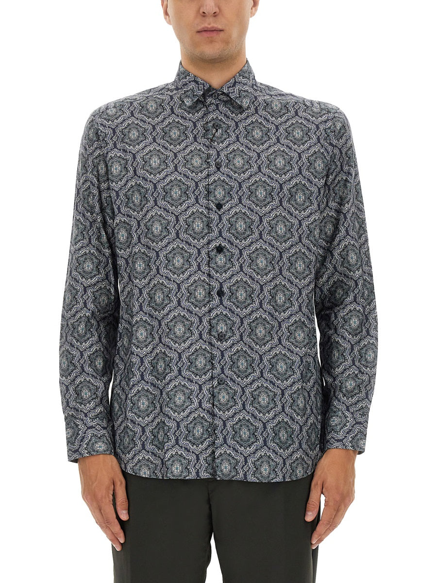 ETRO Multicolour Cotton Shirt for Men - FW25 Collection