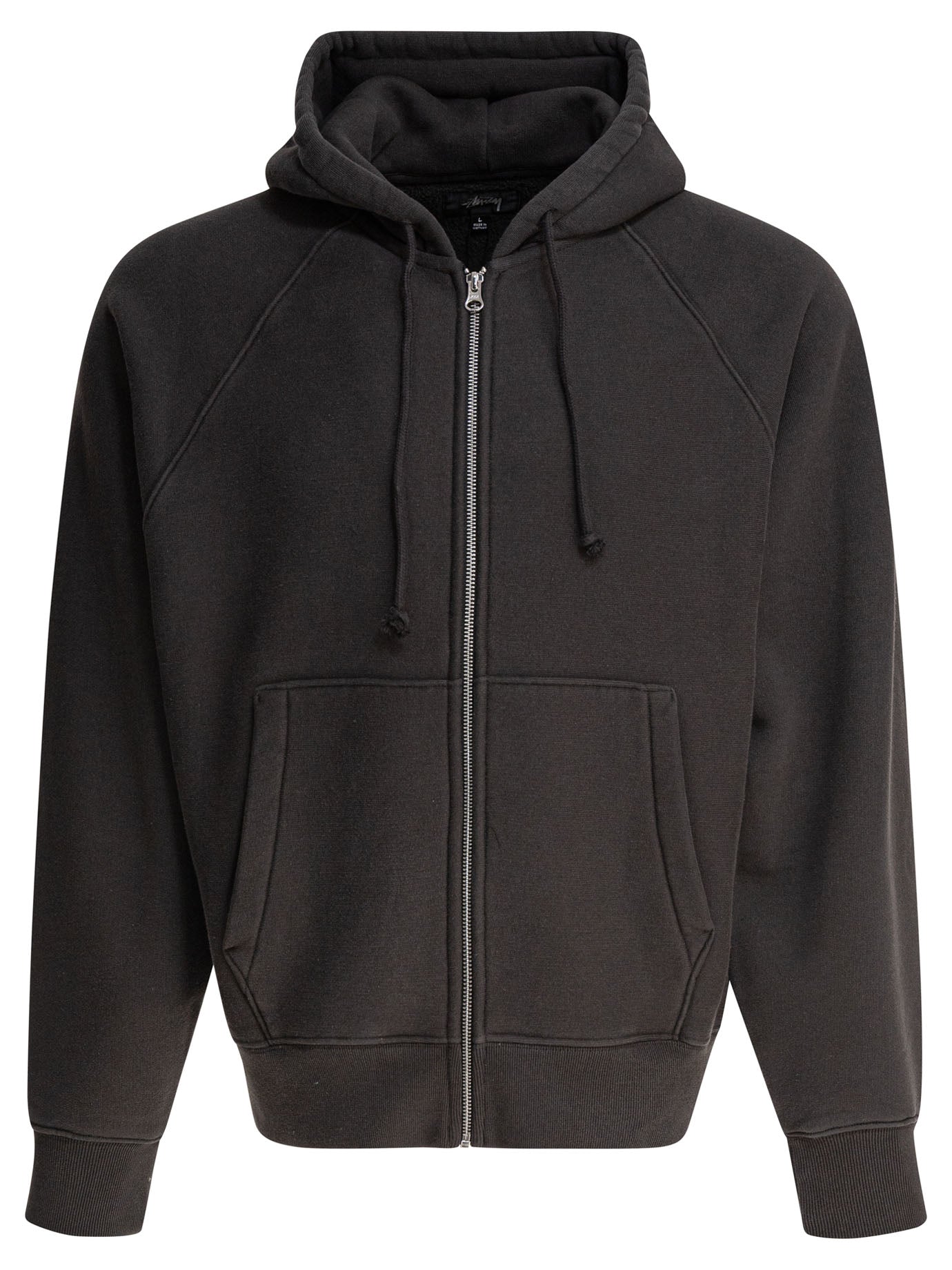 STUSSY Raglan Zip Hooded Sweatshirt for Men