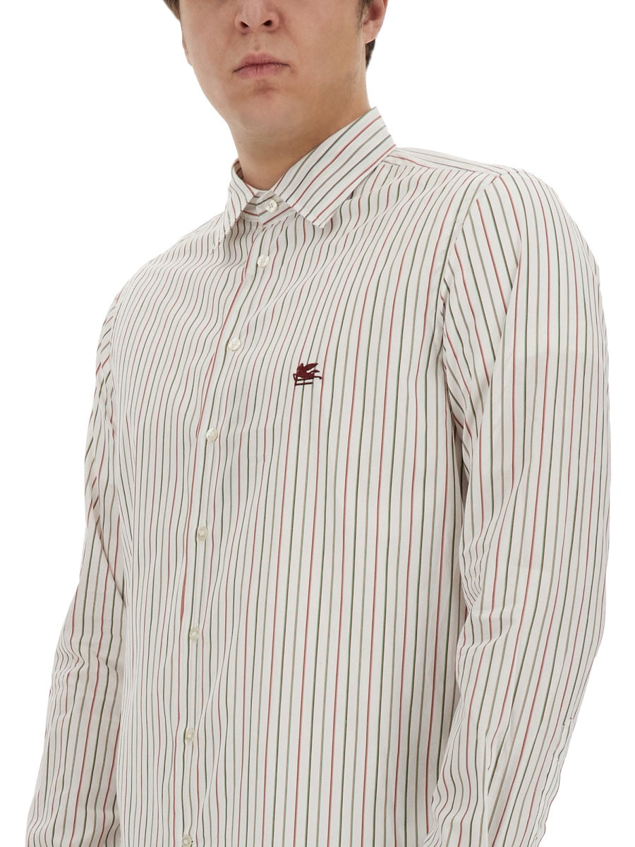 ETRO Regular Fit Pegasus Logo Shirt - Size 41