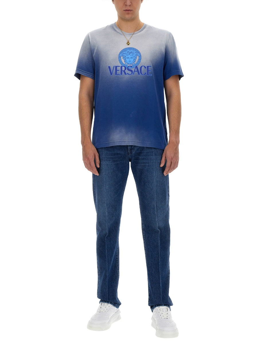 VERSACE Logo T-Shirt - Size L